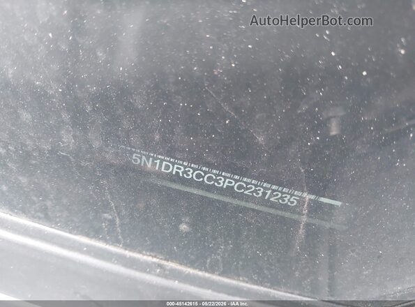5N1DR3CC3PC231235 2023 NISSAN PATHFINDER Silver Engine compartment view