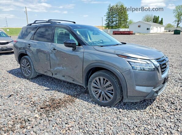 5N1DR3CD3PC225413 2023 NISSAN PATHFINDER Gray Przód prawy