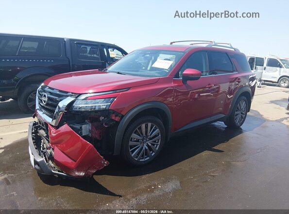 5N1DR3CD6PC207407 2023 NISSAN PATHFINDER Красный Передняя левая четверть