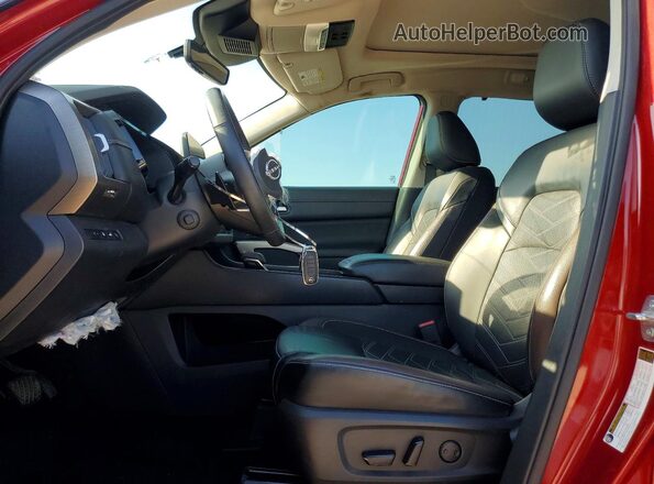 5N1DR3DH3PC252547 2023 NISSAN PATHFINDER Red წინა სალონის ხედი