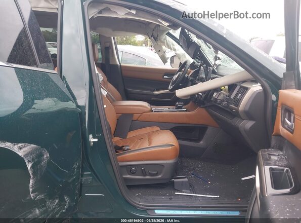 5N1DR3DH4PC259460 2023 NISSAN PATHFINDER Зеленый Вид салона спереди