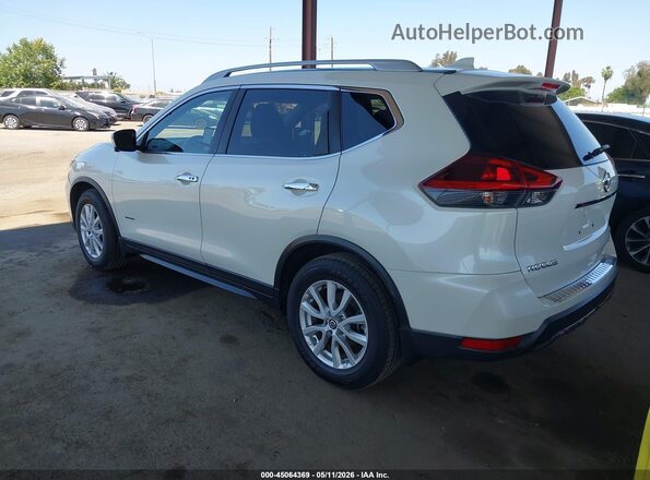 5N1ET2MT4JC794316 2018 NISSAN ROGUE HYBRID White Задня ліва чверть