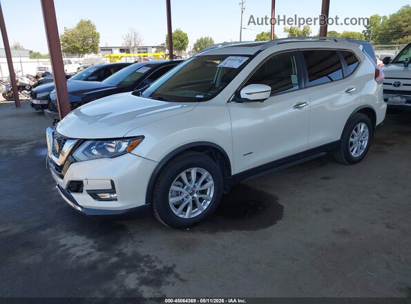 5N1ET2MT4JC794316 2018 NISSAN ROGUE HYBRID White Передня ліва чверть