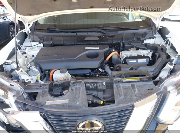 5N1ET2MT4JC794316 2018 NISSAN ROGUE HYBRID White Вид ззаду