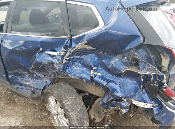 5N1ET2MV8HC830665 2017 NISSAN ROGUE HYBRID Blue Вид спереду