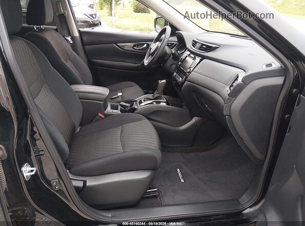 5N1ET2MV9KC748855 2019 NISSAN ROGUE HYBRID Black Front interior view