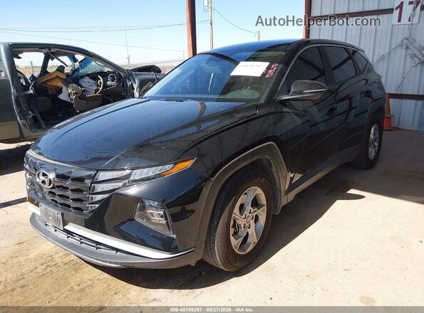 5NMJA3AE8NH066980 2022 HYUNDAI TUCSON SE Black Vista tres cuartos delantera izquierda