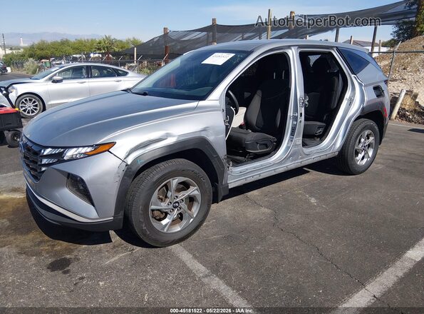 5NMJACAE8PH176771 2023 HYUNDAI TUCSON Silver Առջևի ձախ երեք քառորդ տեսարան