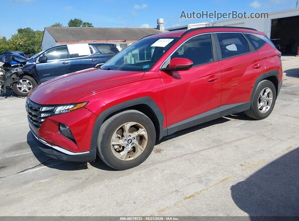 5NMJB3AE2NH143923 2022 HYUNDAI TUCSON Red Vista tres cuartos delantera izquierda