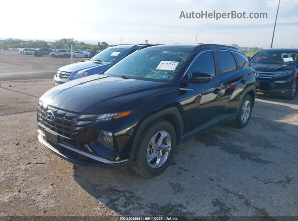 5NMJB3AE4NH039093 2022 HYUNDAI TUCSON Black Առջևի ձախ երեք քառորդ տեսարան