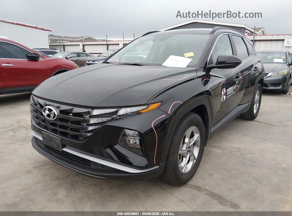 5NMJB3AE5NH037725 2022 HYUNDAI TUCSON Черный Передняя левая четверть