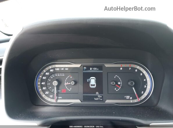5NMJB3AE9NH081386 2022 HYUNDAI TUCSON White უკანა სავარძლების ხედი