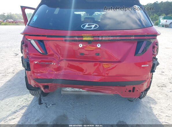 5NMJBCAE0NH132385 2022 HYUNDAI TUCSON Burgundy Вид спереду