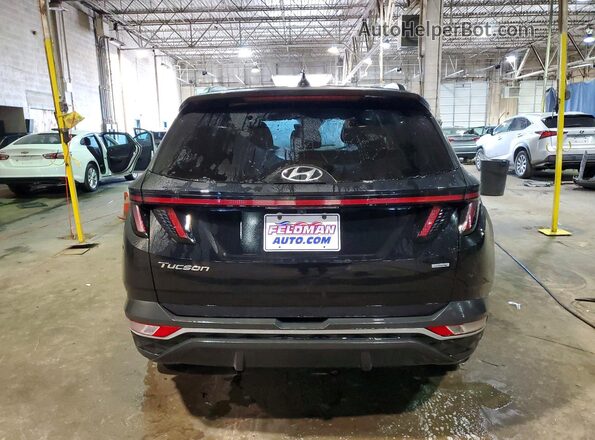 5NMJBCAE5PH187952 2023 HYUNDAI TUCSON Black Вид ззаду