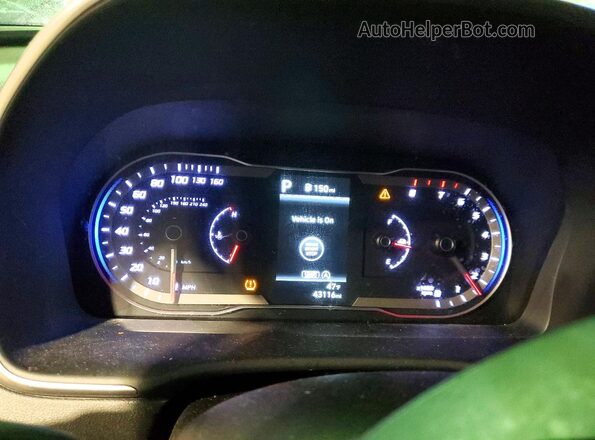 5NMJBCAE5PH187952 2023 HYUNDAI TUCSON Black Вид щитка приладів