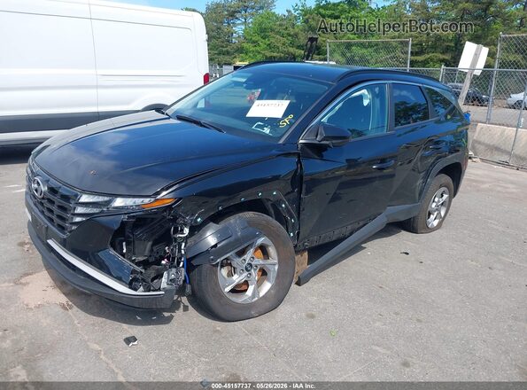5NMJBCDEXRH303502 2024 HYUNDAI TUCSON Black წინა მარცხენა ხედი სამი მეოთხედიდან
