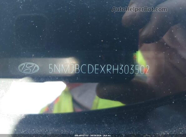 5NMJBCDEXRH303502 2024 HYUNDAI TUCSON Black 