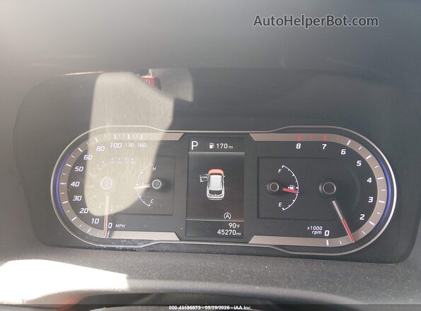 5NMJBCDEXRH354157 2024 HYUNDAI TUCSON Blue Вид задніх сидінь