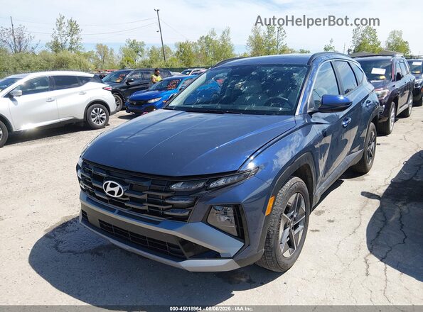 5NMJBCDEXTH692651 2026 HYUNDAI TUCSON Blue წინა მარცხენა ხედი სამი მეოთხედიდან