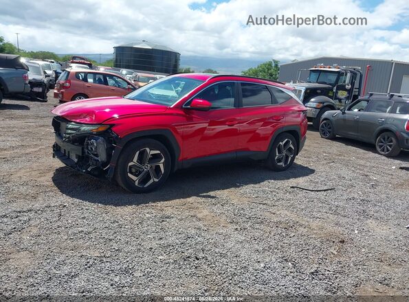 5NMJC3AE9NH094412 2022 HYUNDAI TUCSON Red Передня ліва чверть
