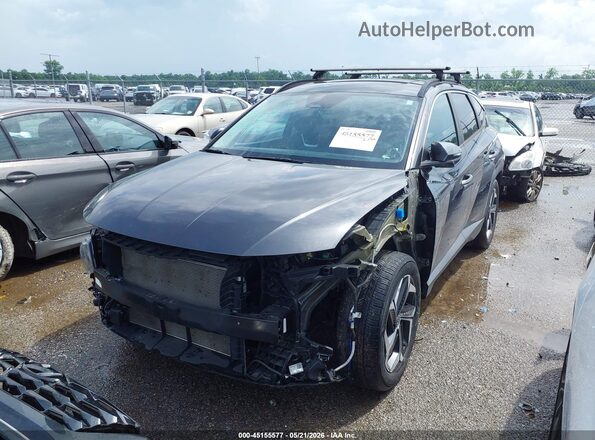 5NMJC3AEXNH052864 2022 HYUNDAI TUCSON Gray Front left