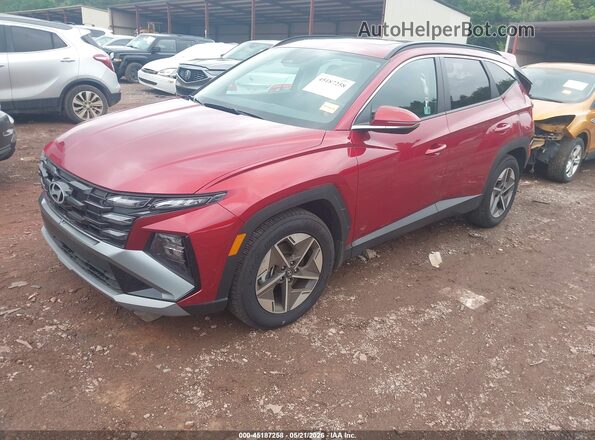 5NMJC3DE0SH503856 2025 HYUNDAI TUCSON Red Առջևի ձախ երեք քառորդ տեսարան