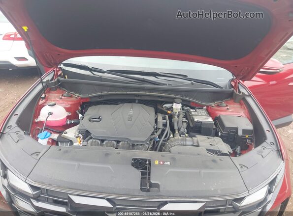 5NMJC3DE0SH503856 2025 HYUNDAI TUCSON Red Հետևի տեսք