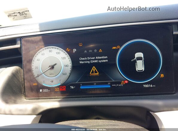 5NMJCCAE1NH090239 2022 HYUNDAI TUCSON Gray 