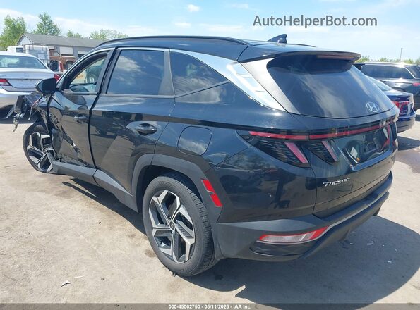 5NMJCCAE3NH130983 2022 HYUNDAI TUCSON Black Rear left