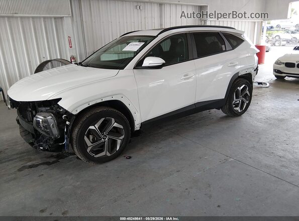 5NMJCCAE3NH157813 2022 HYUNDAI TUCSON White Передня ліва чверть
