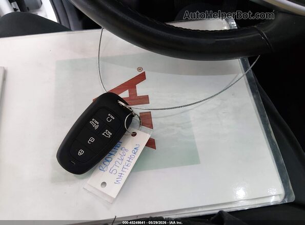 5NMJCCAE3NH157813 2022 HYUNDAI TUCSON White Вид панелі приладів