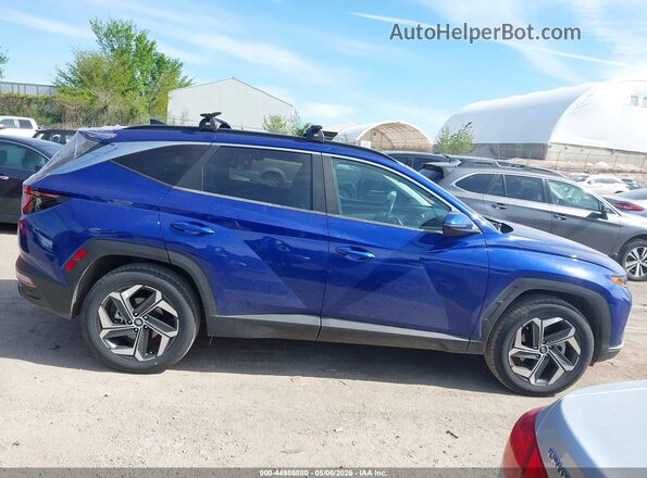 5NMJCCAE4NH089456 2022 HYUNDAI TUCSON Blue Vista interior trasera