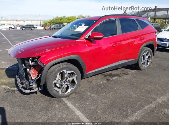5NMJCCAE6NH086350 2022 HYUNDAI TUCSON Red Front left
