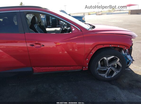 5NMJCCAE6NH086350 2022 HYUNDAI TUCSON Red Front view