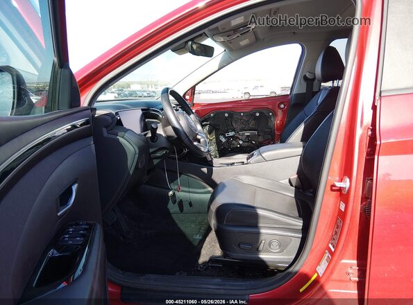 5NMJCCAE6NH086350 2022 HYUNDAI TUCSON Red Front interior view