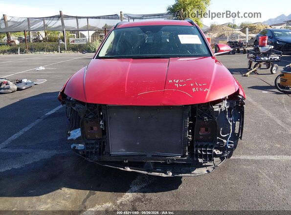 5NMJCCAE6NH086350 2022 HYUNDAI TUCSON Red Rear interior view