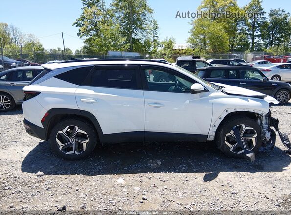 5NMJCCAE7NH019868 2022 HYUNDAI TUCSON White Սալոնի հետևի տեսք