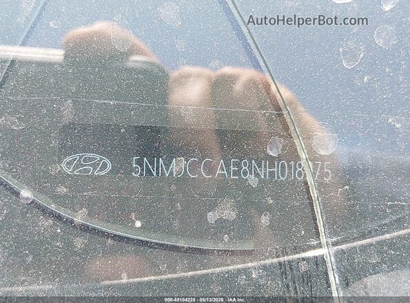 5NMJCCAE8NH018275 2022 HYUNDAI TUCSON Gray Vista del compartimento del motor