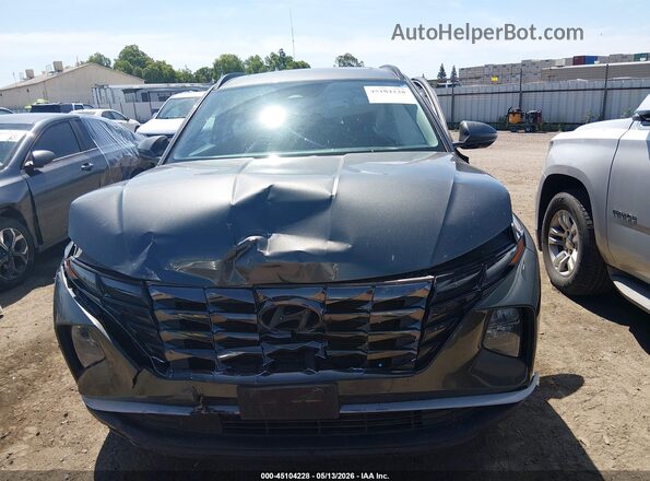 5NMJCCAE8NH018275 2022 HYUNDAI TUCSON Gray Vista interior trasera