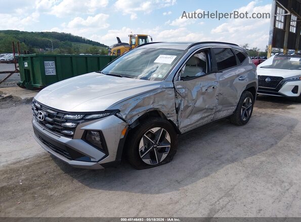 5NMJCCDE0TH640376 2026 HYUNDAI TUCSON Silver Առջևի ձախ երեք քառորդ տեսարան