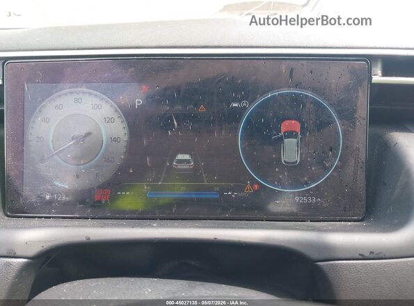 5NMJE3AE3NH019652 2022 HYUNDAI TUCSON Gray უკანა სავარძლების ხედი