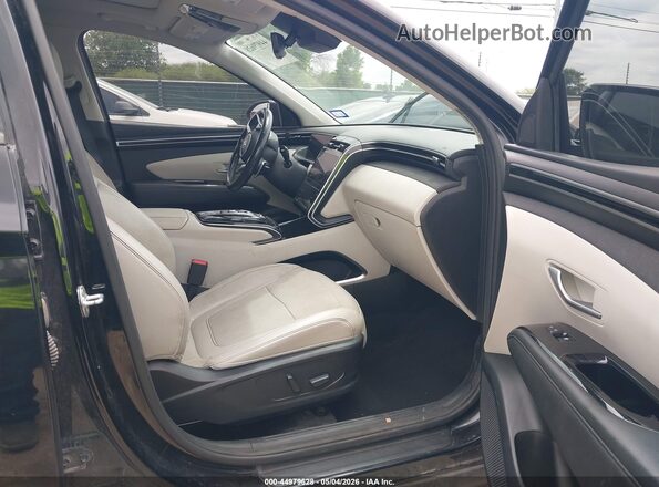 5NMJE3AE4NH007283 2022 HYUNDAI TUCSON Black Widok wnętrza z przodu