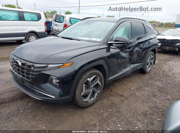 5NMJECAE0NH135097 2022 HYUNDAI TUCSON Black Передня ліва чверть