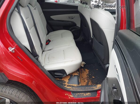 5NMJECAE1NH114811 2022 HYUNDAI TUCSON Red Widok naklejki z numerem VIN