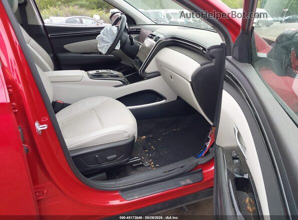 5NMJECAE1NH114811 2022 HYUNDAI TUCSON Red Widok wnętrza z przodu