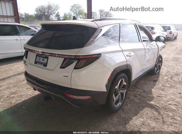 5NMJECAE2NH012952 2022 HYUNDAI TUCSON White უკანა მარჯვენა