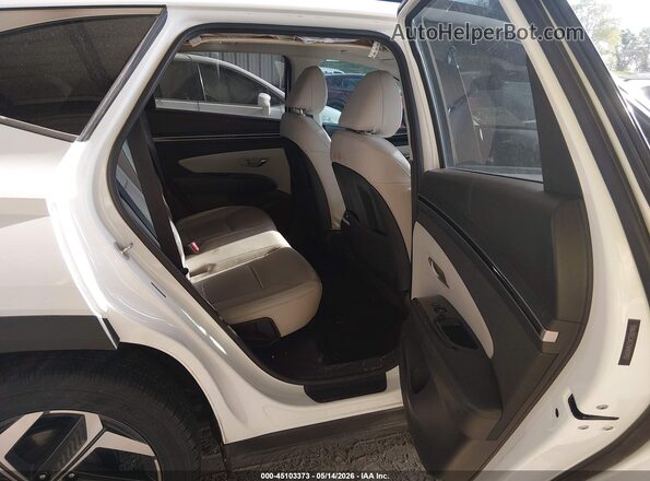 5NMJECAE2NH012952 2022 HYUNDAI TUCSON White VIN კოდის სტიკერის ხედი