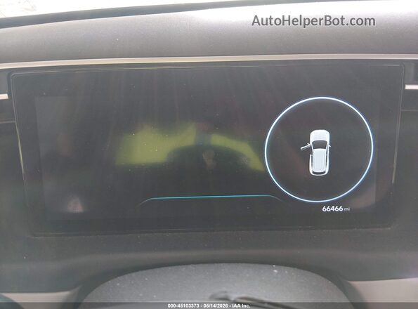 5NMJECAE2NH012952 2022 HYUNDAI TUCSON White უკანა სავარძლების ხედი