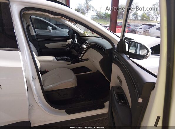 5NMJECAE2NH012952 2022 HYUNDAI TUCSON White წინა სალონის ხედი