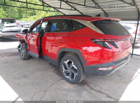 5NMJECAE4NH003105 2022 HYUNDAI TUCSON Red Rear left